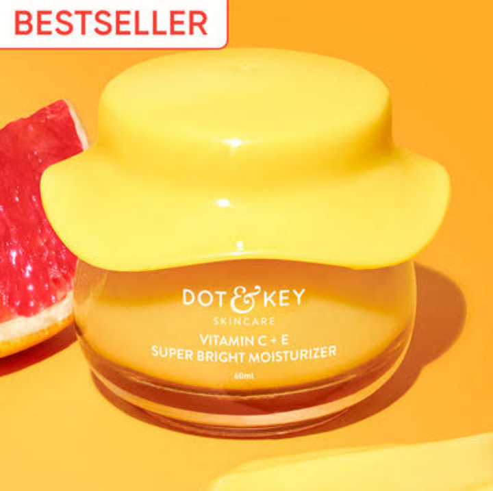 Dot & Key Vitamin C + E Super Bright Face Moisturizer For Glowing Skin, (60ml)