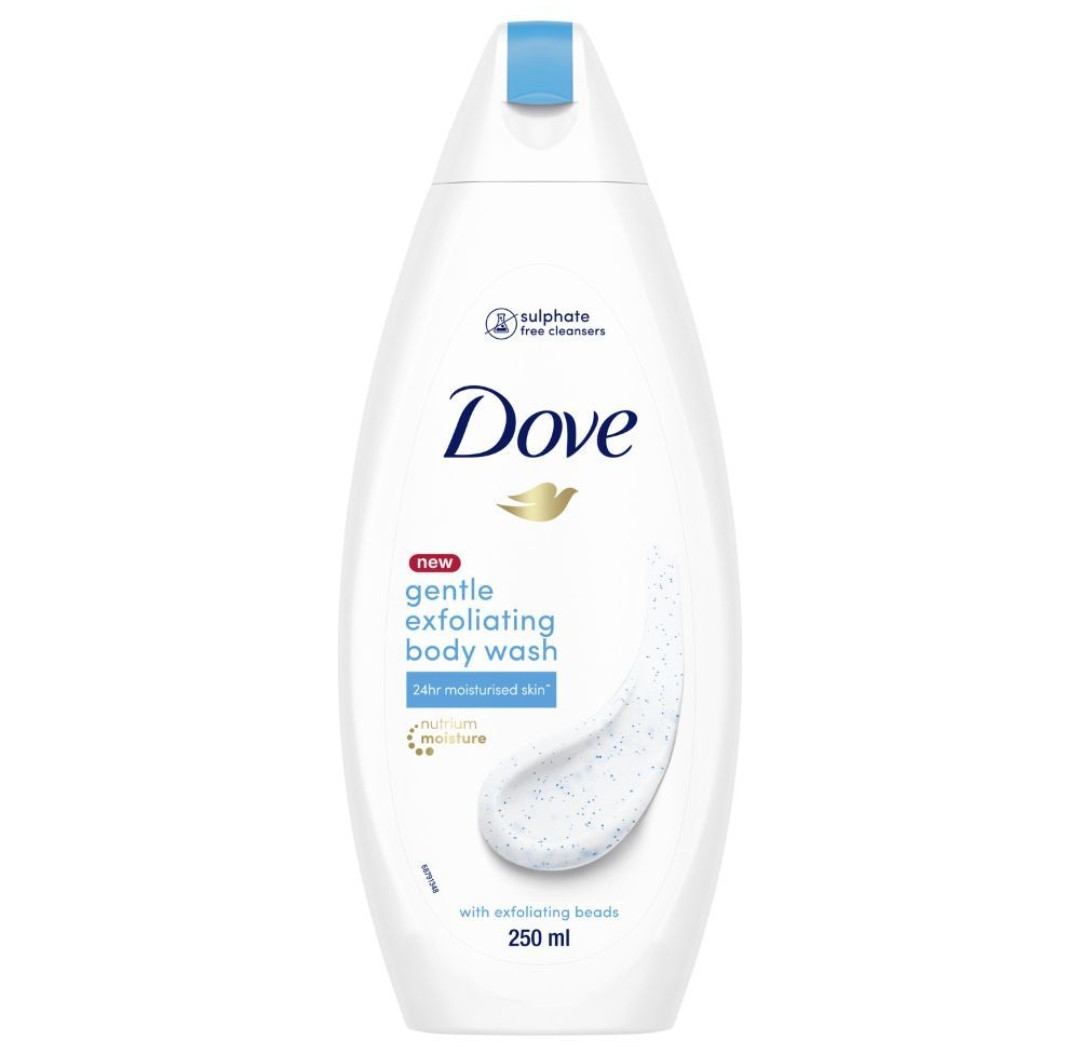 Dove gentle exfoliating body wash 250ml
