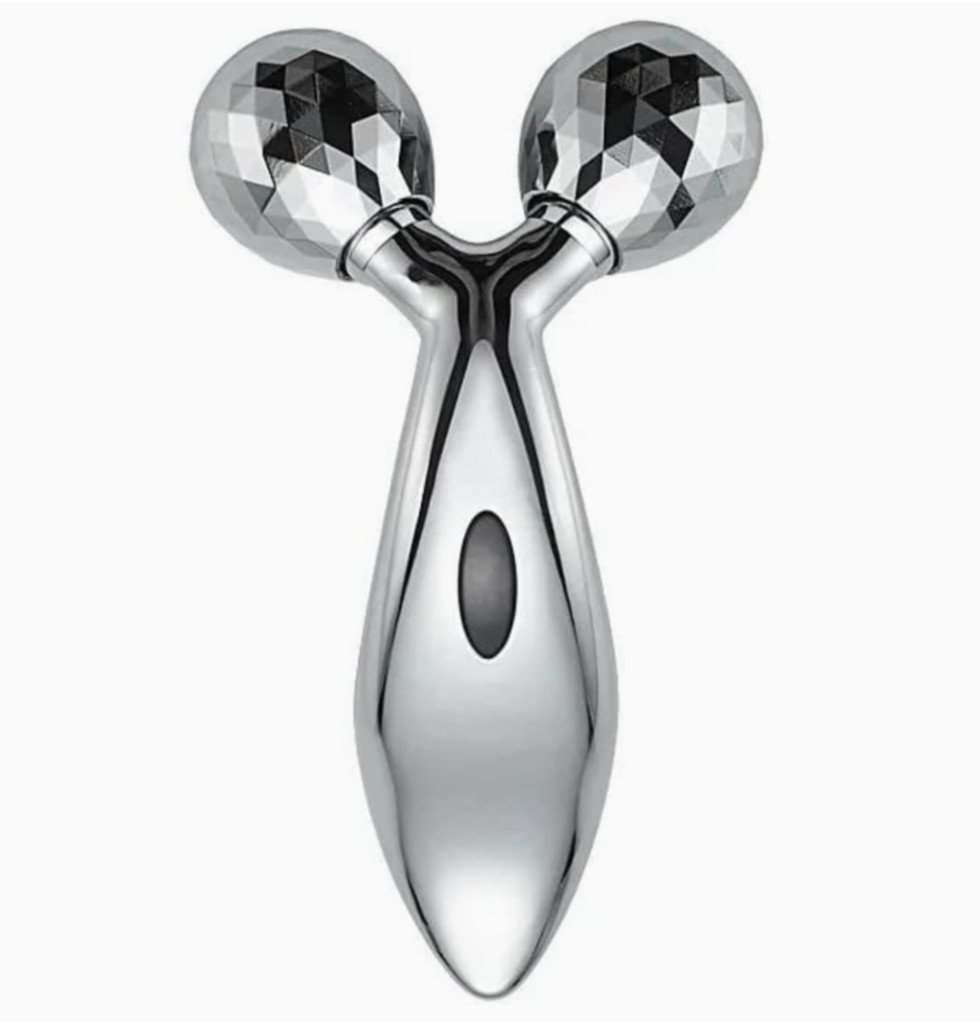 3D Roller Massager Set for Body and Face - Massage Tools for Deep Tissue Relief and Relaxation - Men and Women's Face Lifting and Lighting Tool"