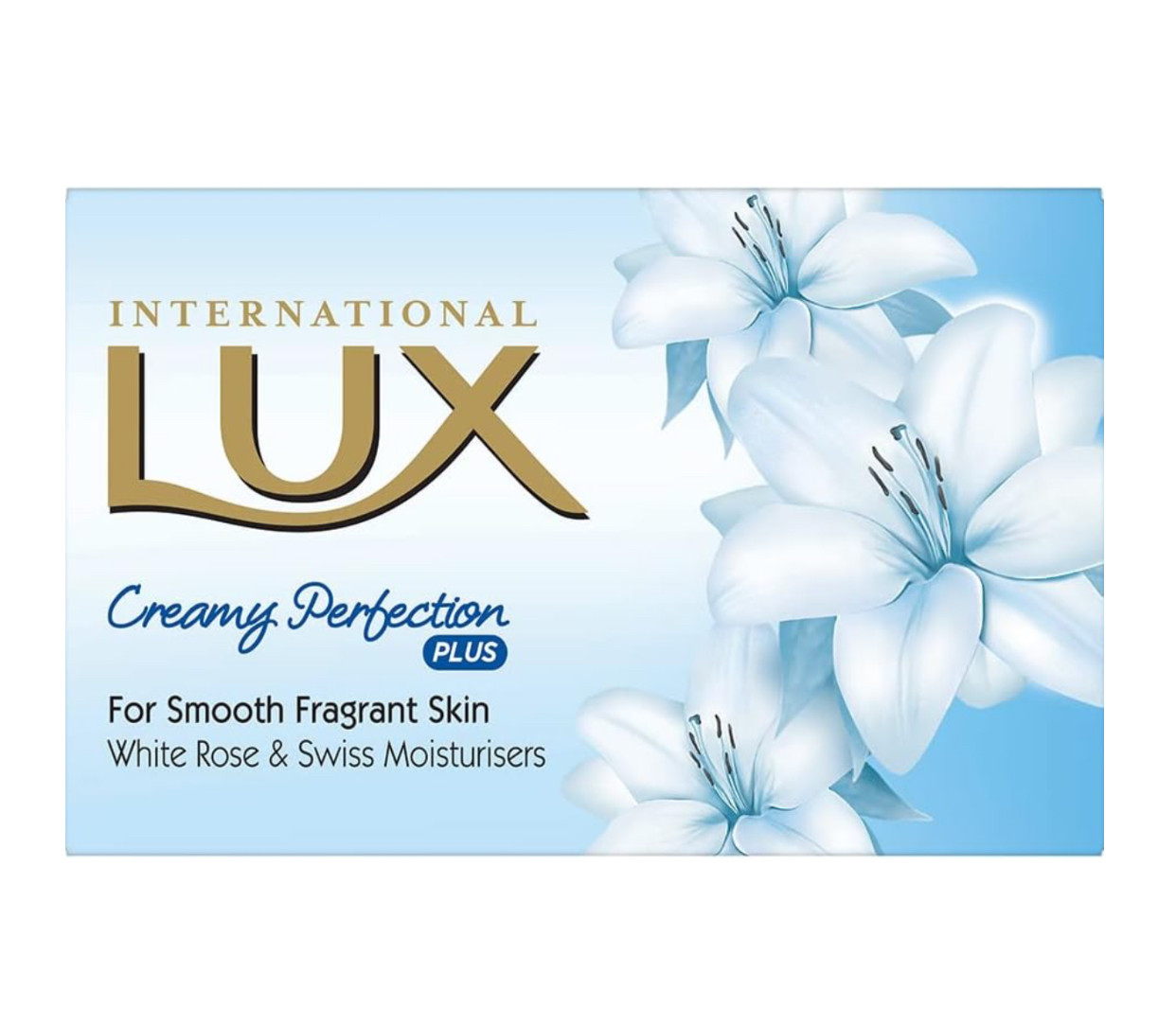 Lux International Bathing Soap | White Rose & Swiss Moisturisers 125g