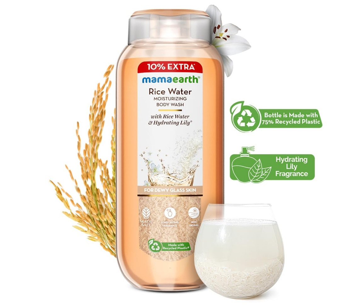 Mamaearth Ricewater Moisturizing Bodywash 275ml