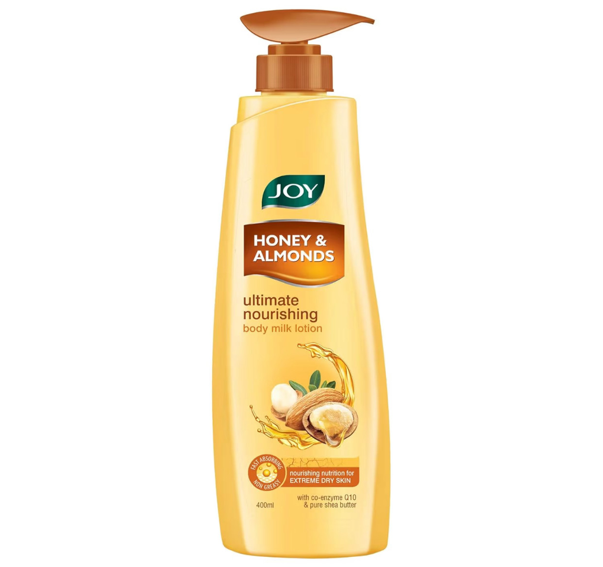 Joy Honey & Almonds Ultimate Nourishing Body Milk Lotion For Dry Skin (400ml)