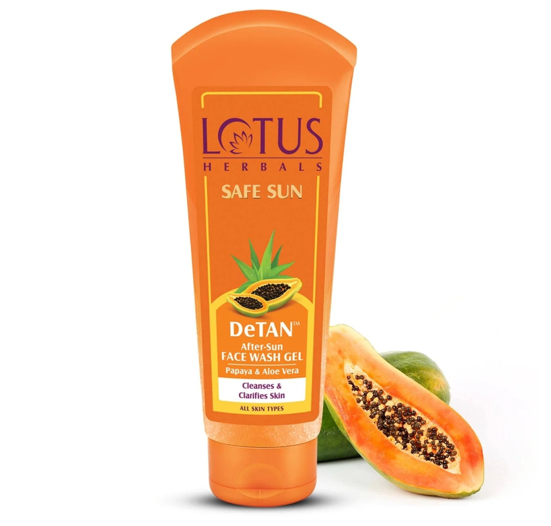 Lotus Herbal De-Tan Facewash Gel 100gm