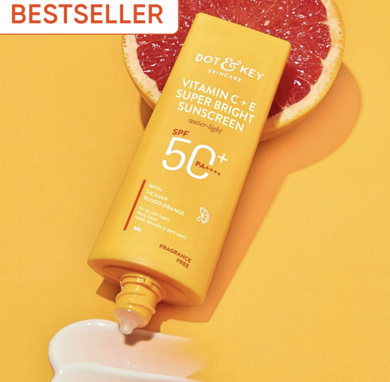Dot&Key Vitamin C + E Sunscreen, SPF 50+ PA++++