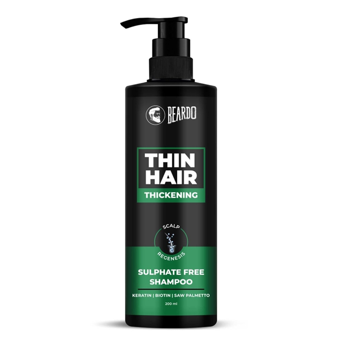 Beardo Thin Hair Thickening Sulphate Free Shampoo 200ml