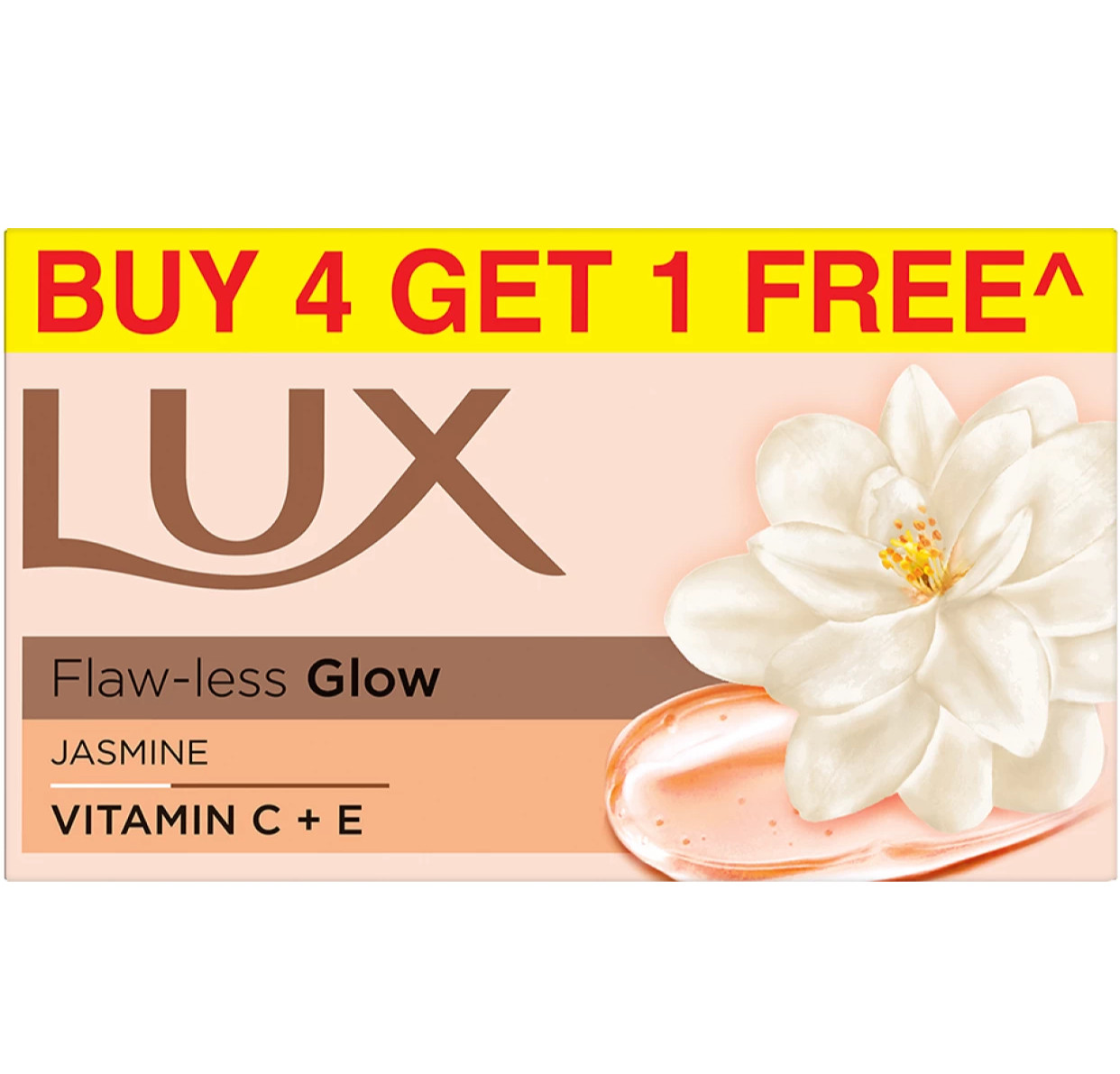 Lux Jasmine Flow-Less Glow Soap 4+1 Free (100g Each)