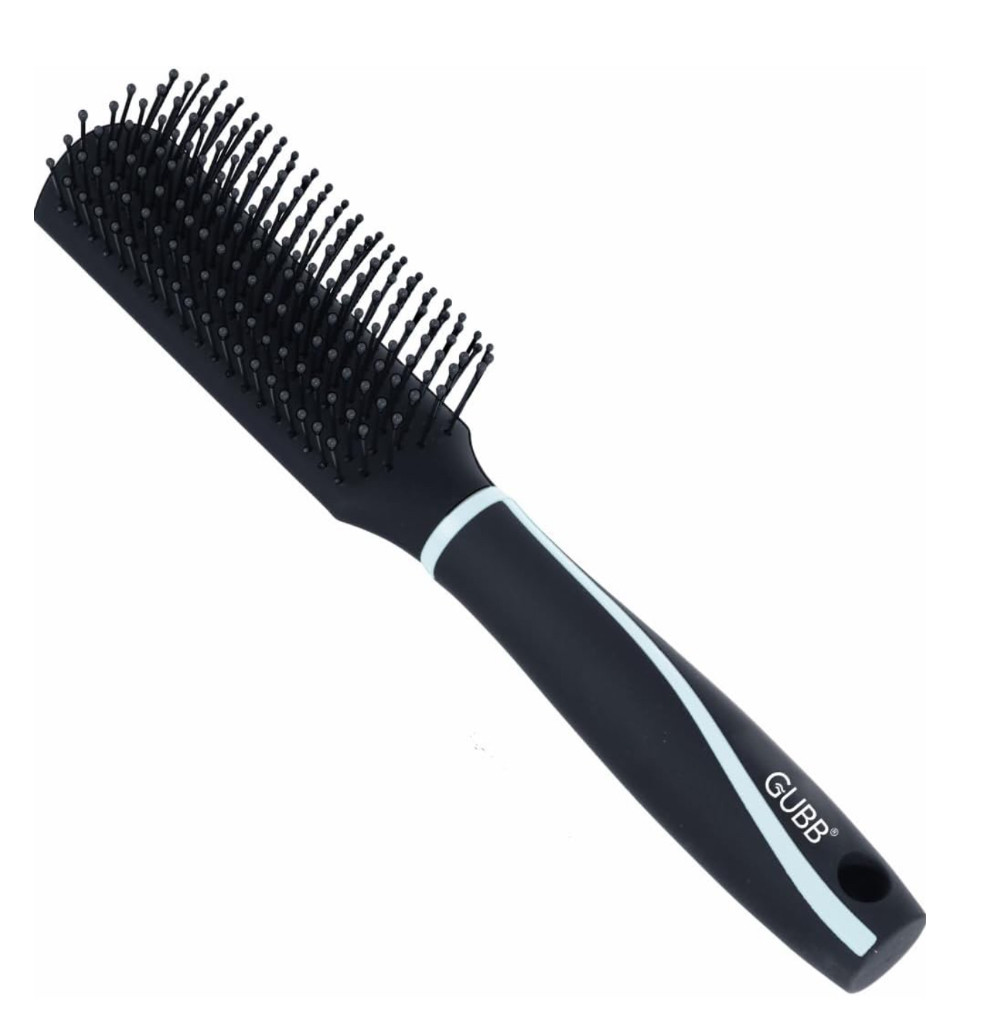 GUBB Styling Brush for Men & Women | Style Hair to Perfection | Soft Nylon Bristles | Detangle | Improves Circulation Professional Look | Adds Volume - Flat Hair Brush for Hair Styling- Vogue Range