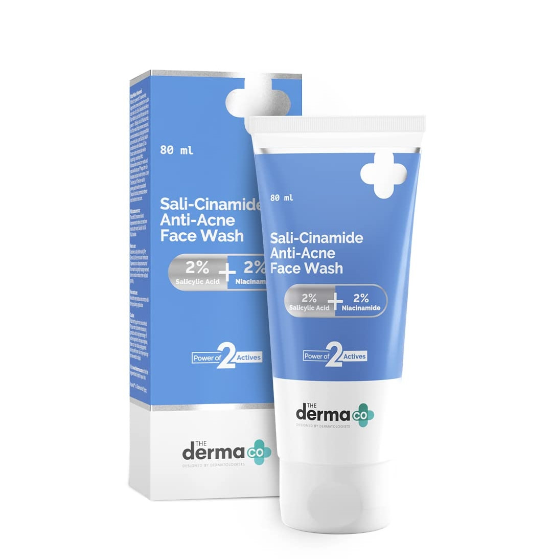 Derma Co. 2% Sali-cinamide Anti-acne facewash 80ml