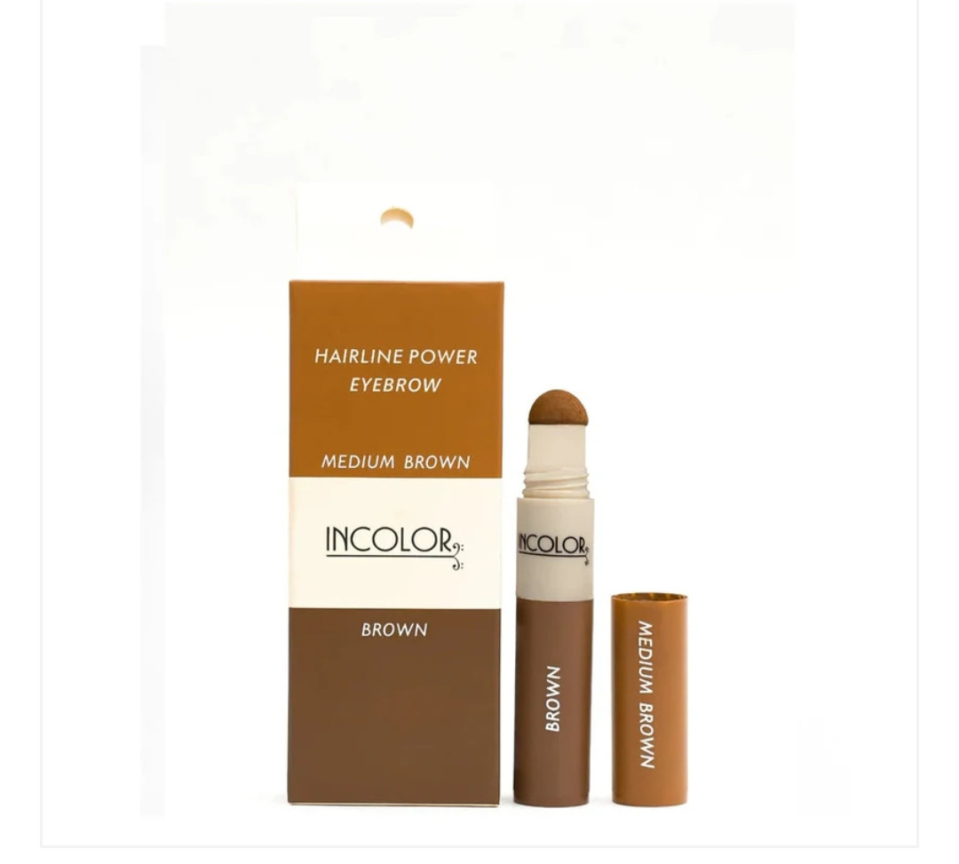 Incolor Hairline Powder Eyebrow (Brown, Medium Brown)