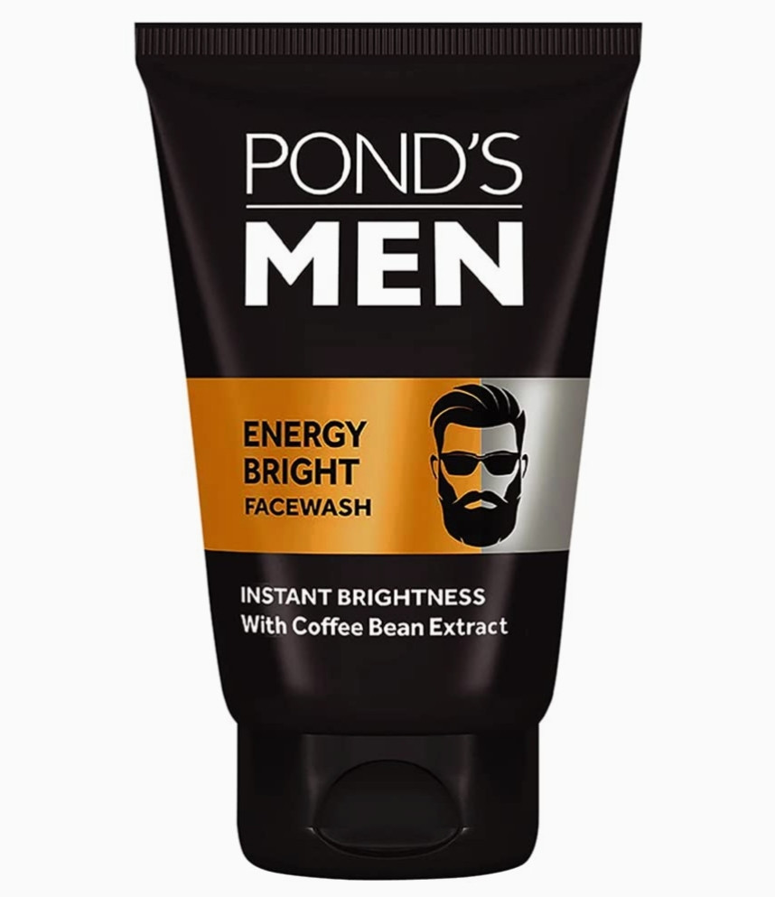 Pond's Men Energy Bright Anti-Dullness Facewash With Coffee Bean, 50g g