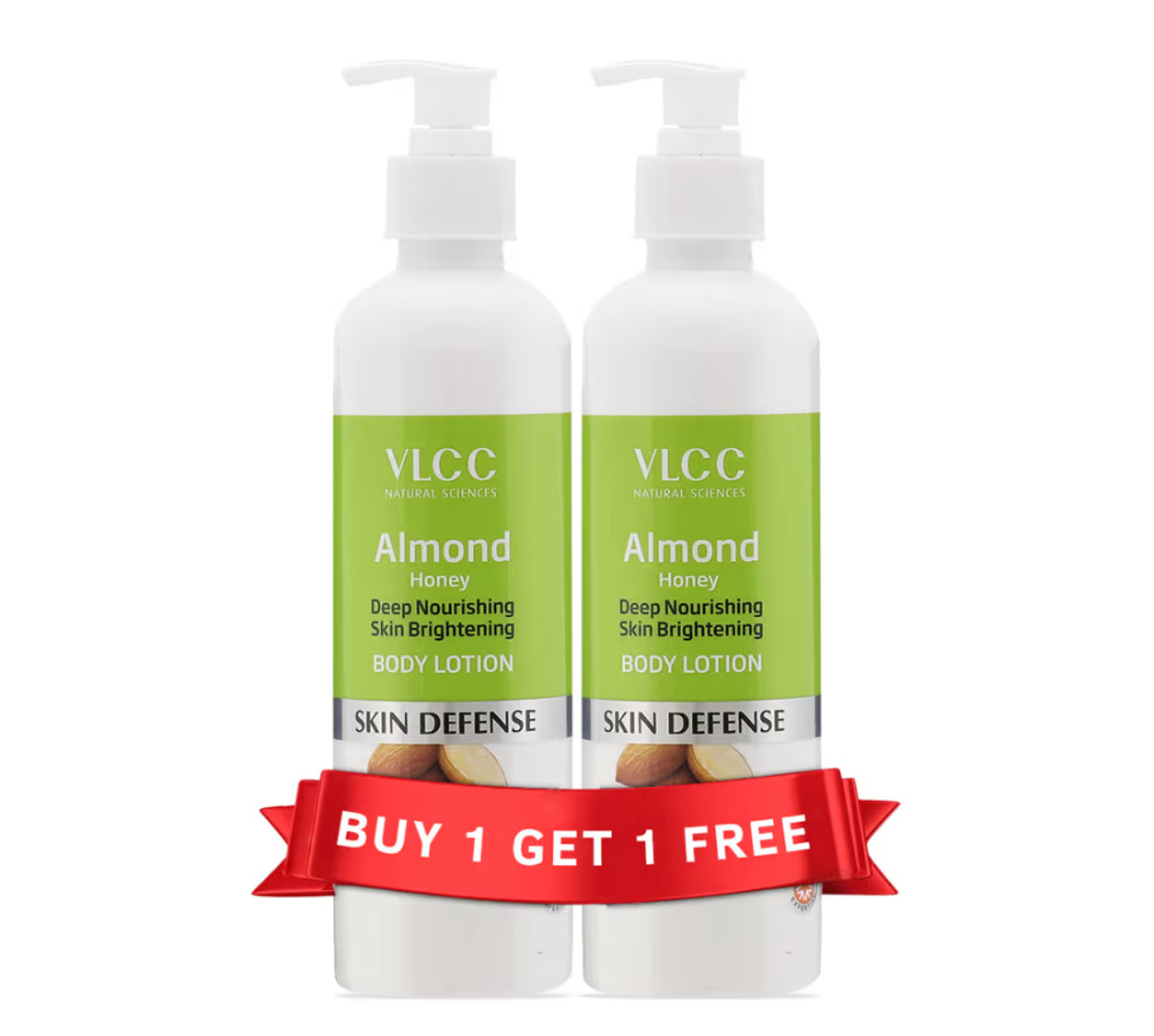 VLCC Almond Honey Body Lotion | Deep Nourishing & Skin Brightening | Buy 1 Get 1 Free(700ml)