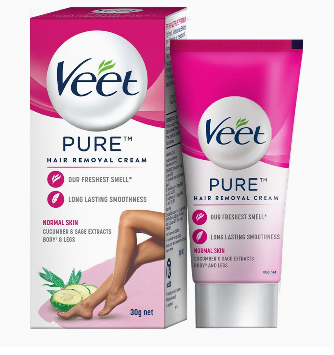 Veet Pure Hair Removal Cream for Women With No Ammonia Smell, Normal Skin