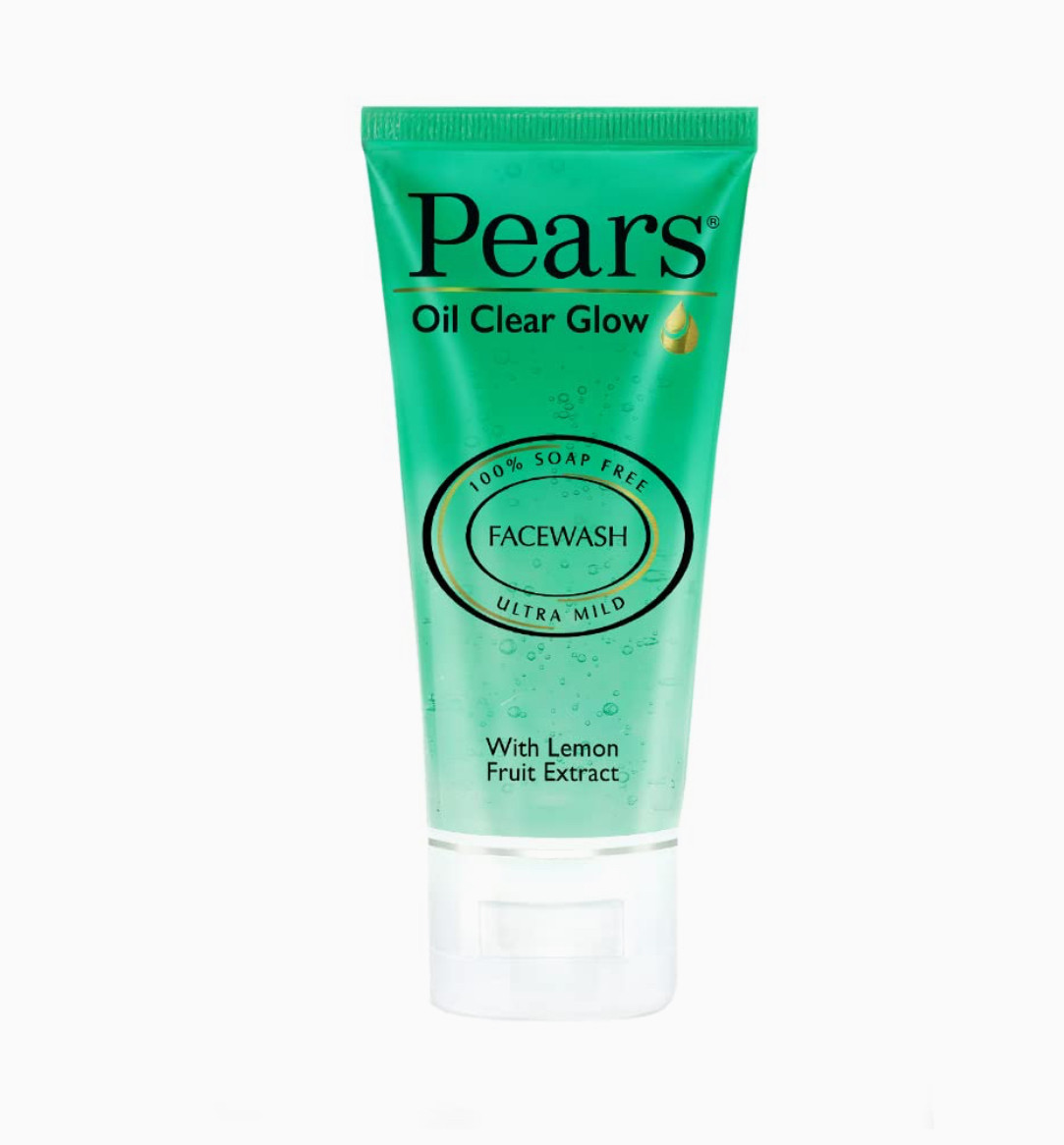 Pears Oil Clear Gentle Ultra Mild Daily Cleansing Facewash for Oil Free Matte Look, Ph Balanced, 100% Soap Free, Pure Lemon Flower Extracts, 60g