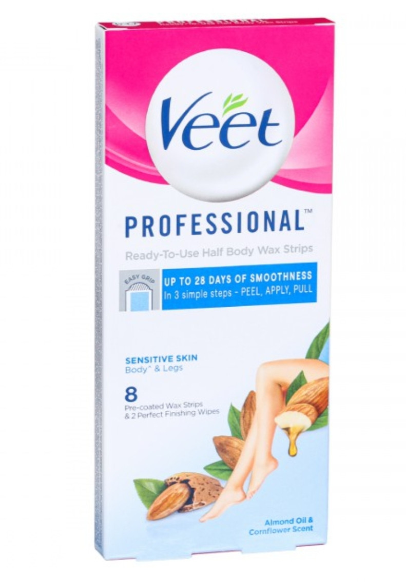 Veet hair sensitive skin wex strips