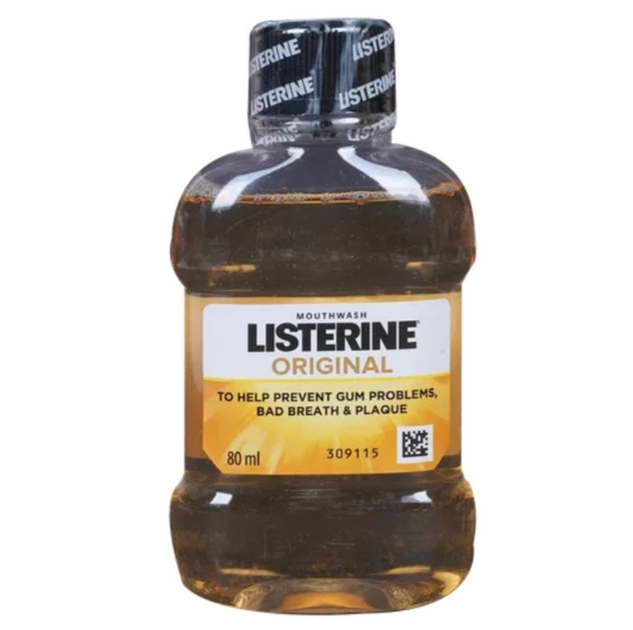 Listerine Original Mouth Wash | For Gum Problems, Bad Breath & Plaque 80 ml