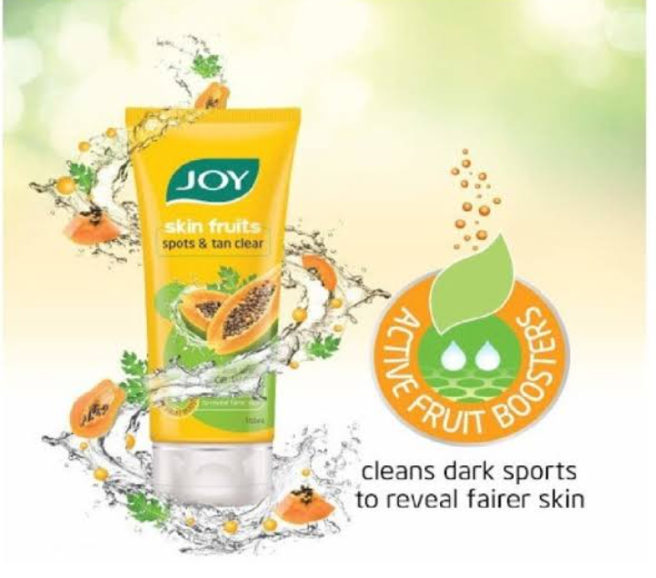 Joy Papaya Spots & Tan Clear Face Wash For Bright & Glowing skin 150ml