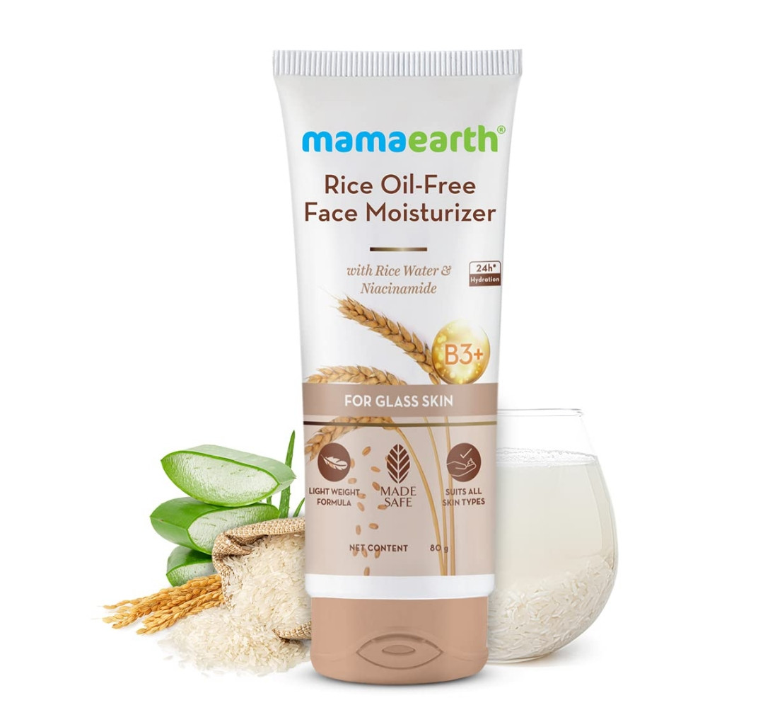 Mamaearth Rice Oil-Free face Moisturizer 80gm