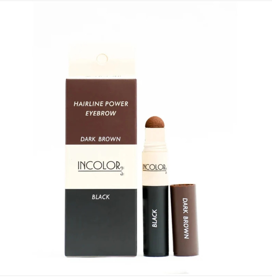 Incolor Hairline Powder Eyebrow (Black, Dark Brown)