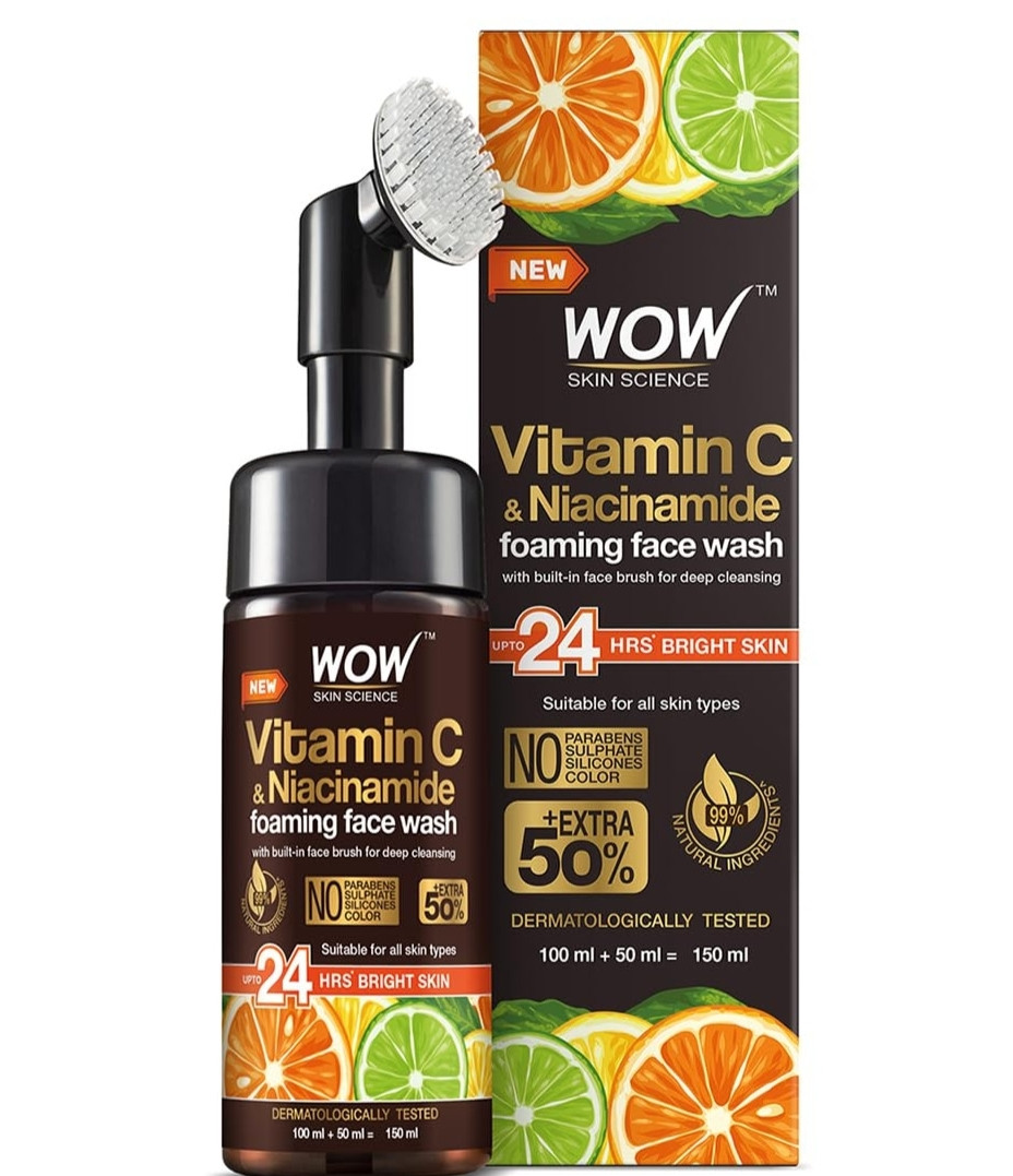 WOW Skin Science Brightening Vitamin C Foaming Face Wash | 150ml