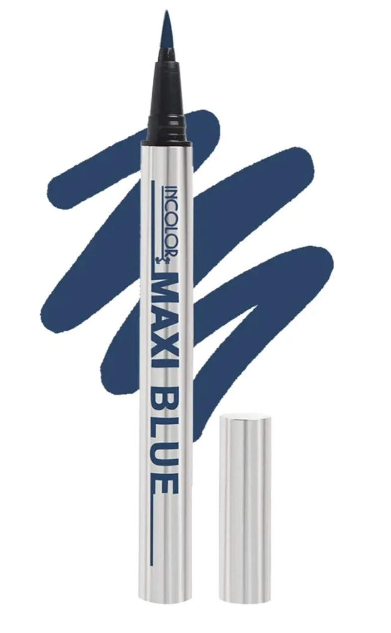 INCOLOR Maxi Long Lasting Smudge Proof Sketch Pen Eyeliner- Blue