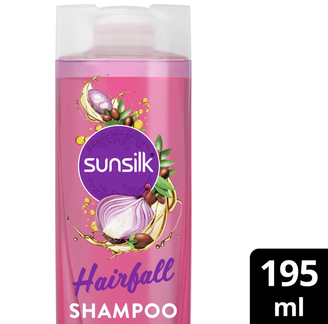 Sunsilk Hairfall Shampoo With Onion & Jojoba Oil (195ml)