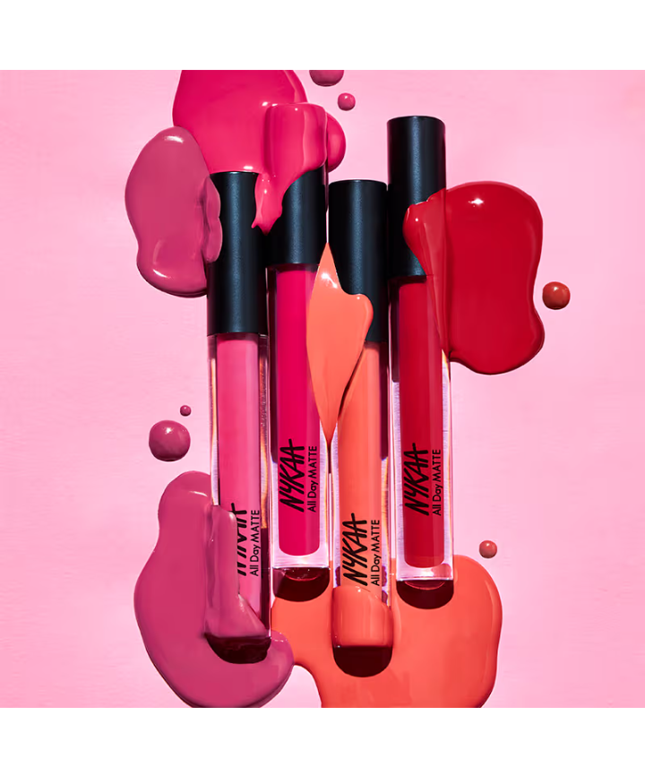Nykaa All Day Matte Waterproof, Transfer Proof, 12H Liquid Lipstick (2.1ml)
