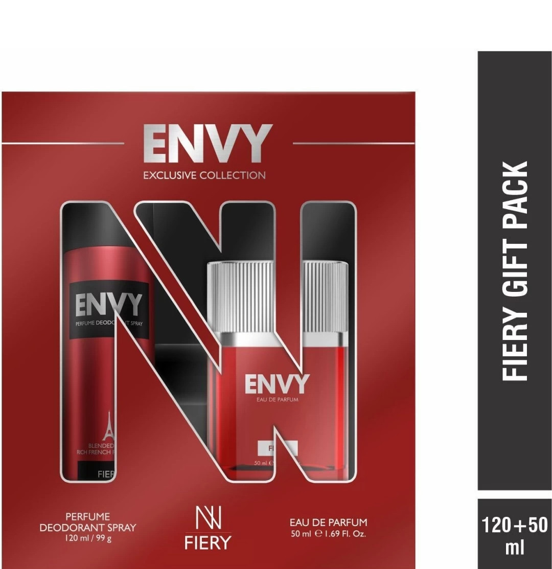Envy Gift Pack Combo |Fiery deo 120ml and perfume 50ml |