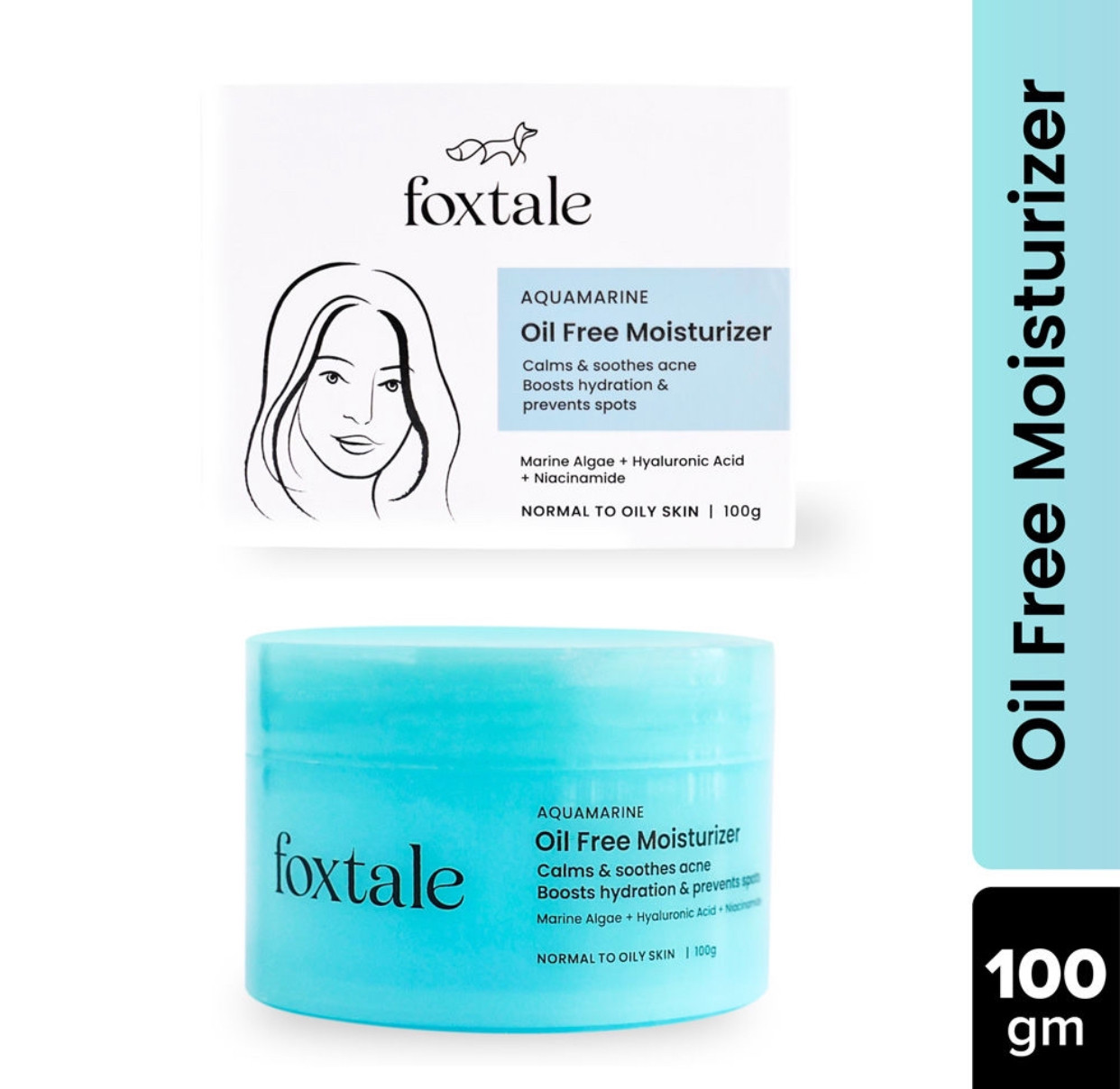 Foxtale Oil Free Moisturizer | 100g