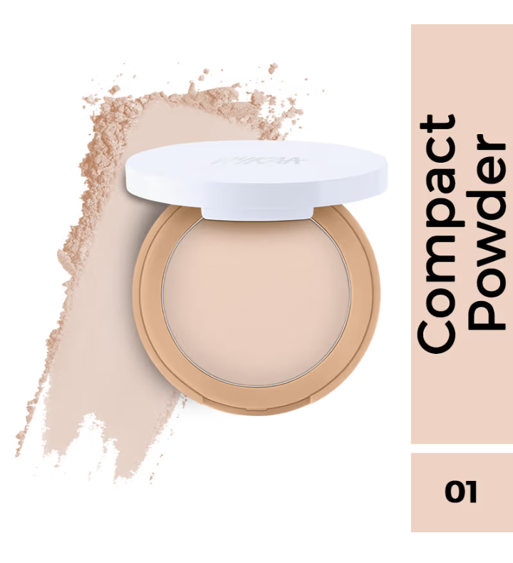 Nykaa All Day Matte 12Hr Oil Control Face Compact Powder With SPF 15 PA ++ (8gm)