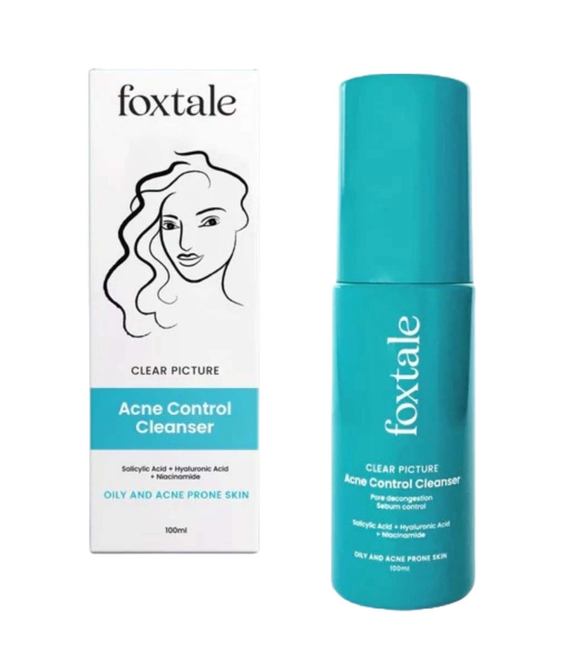 Foxtale Clear Picture Acne Control Cleanser 100ml