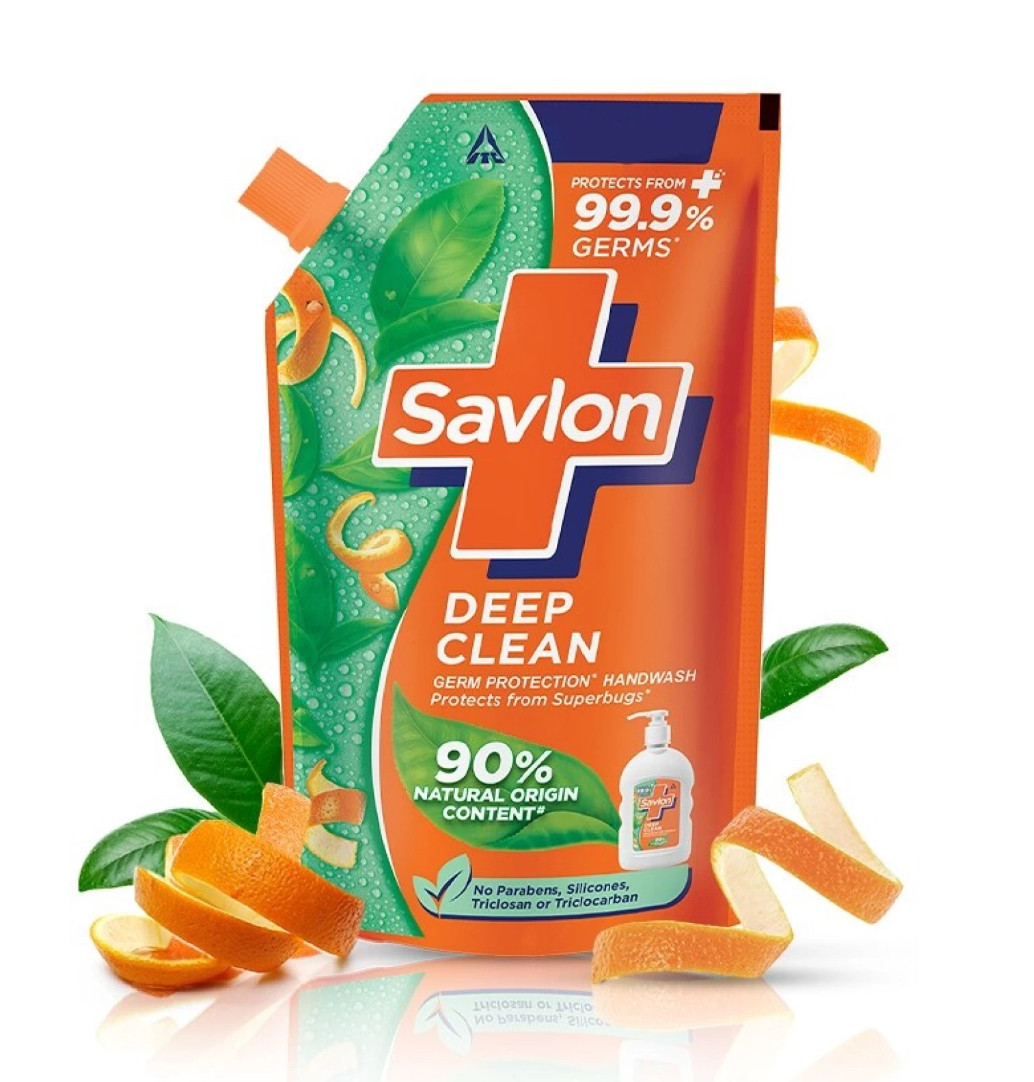 Savlon Deep Clean Germ Protection Liquid Handwash Refill Pouch (175ml)