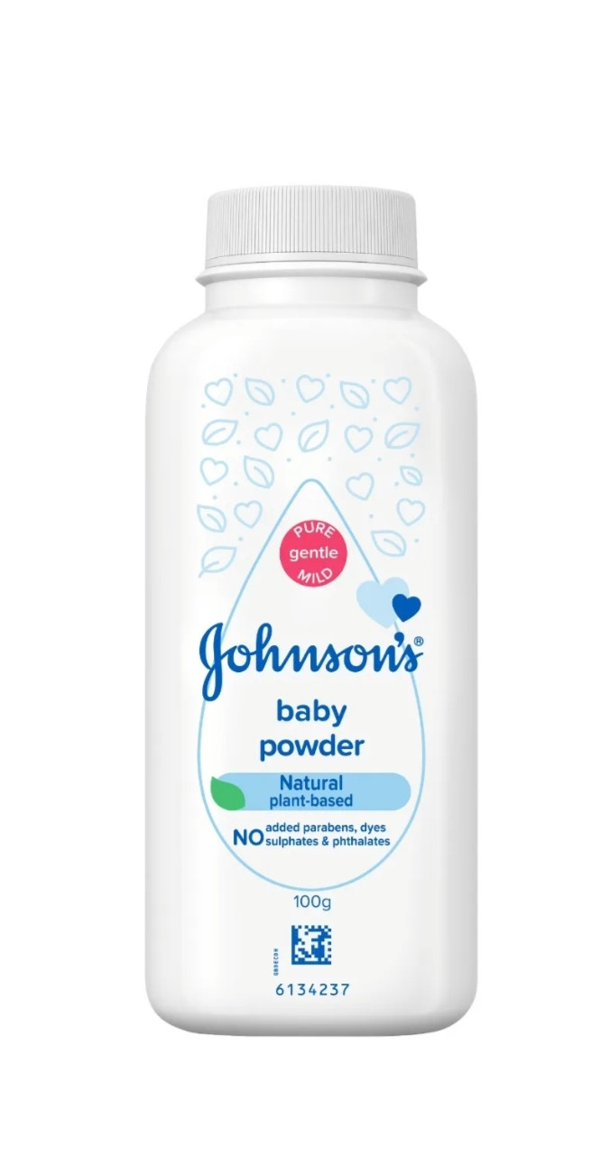 Johnson's baby powder  natural plant_based 100 g