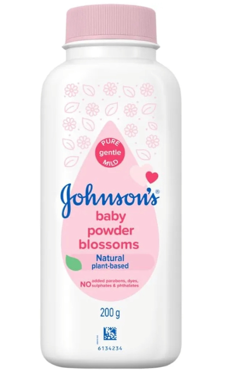 Johnson's baby powder blossoms natural plant_based 200 g