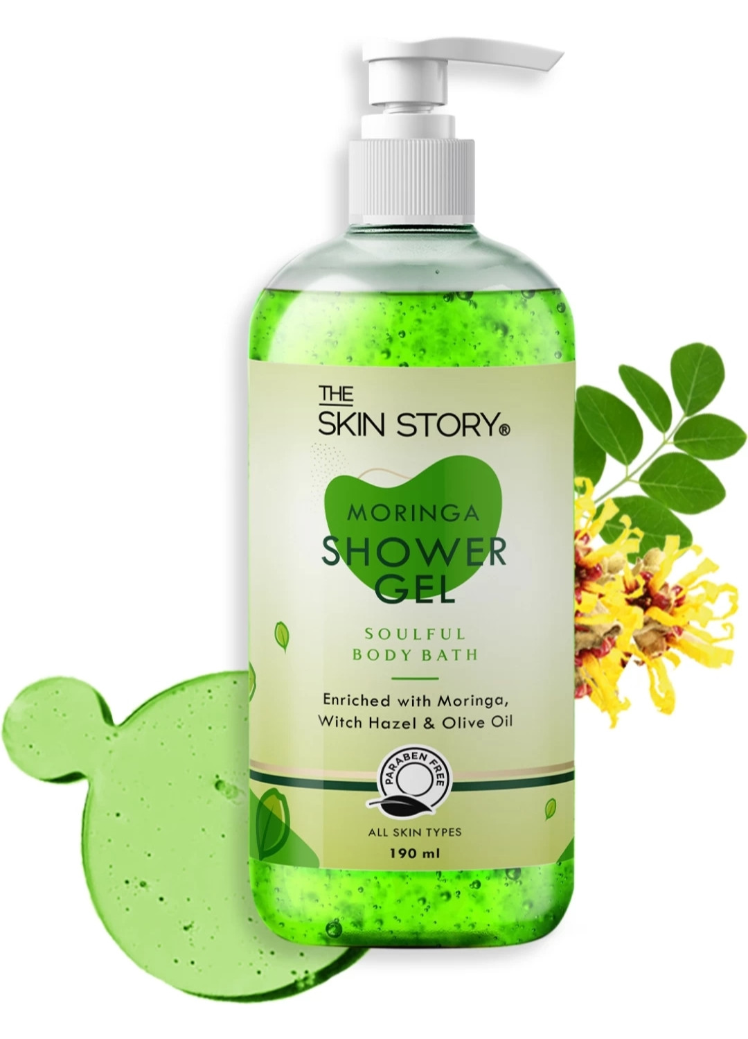 The skin story moringa shower gel 190ml
