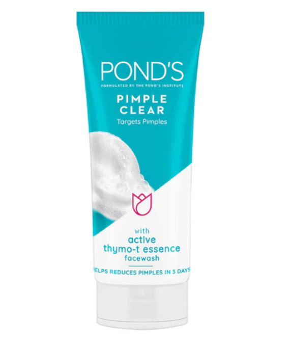 Pond's Pimple Clear Face Wash, Clears Pimple in 3 Days, (100gm)