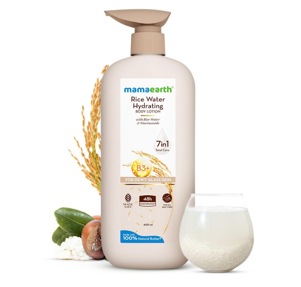 Mamaearth Ricewater Hydrating Body lotion 400ml
