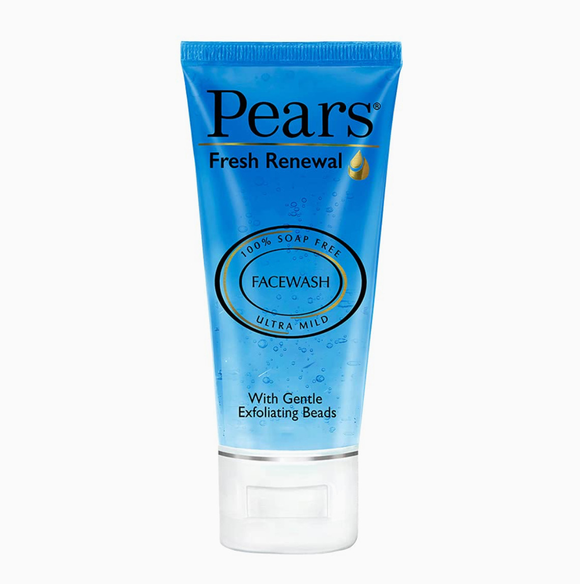 Pears Fresh Renewal Gentle Ultra Mild Daily Cleansing Facewash, Ph Balanced, 100% Soap Free, With Exfoliating Beads, Cooling, 60g