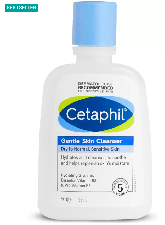 Cetaphil Gentle Skin Cleanser Dry To Normal, Sensitive skin (125ml)