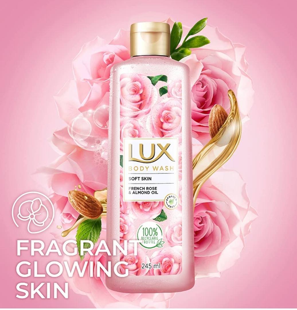 Lux body wash soft rose  245 ml