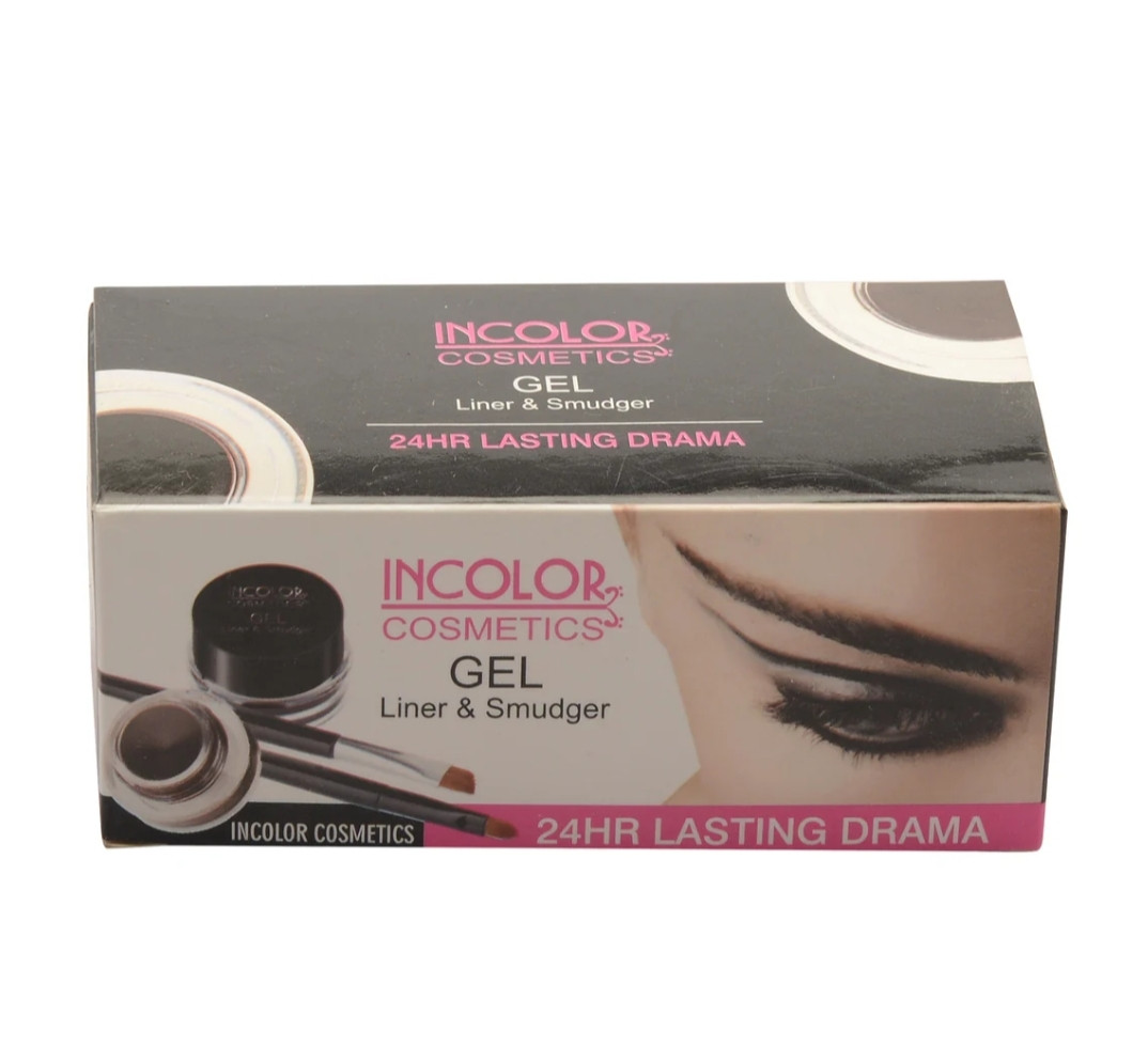 Incolor 2 In 1 GEL EYELINER AND SMUDGER