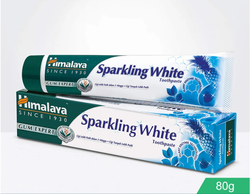Himalaya sparkling white toothpaste 80g