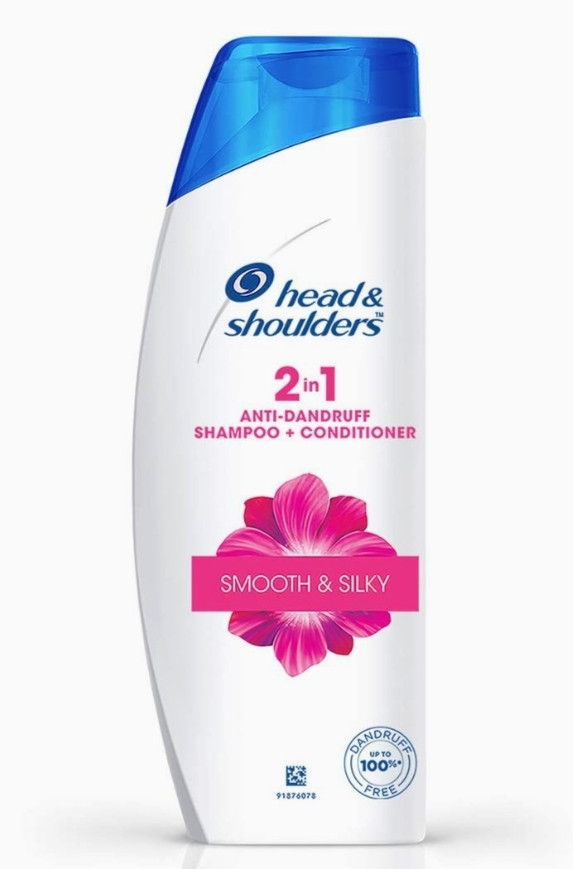 Head & Shoulders Smooth and Silky 2 in 1 Shampoo, 72ml