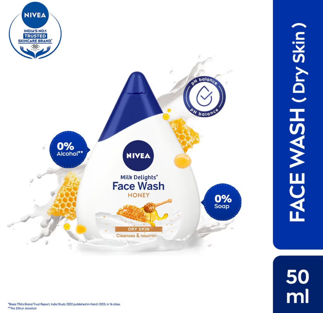 Nivea Milk Delight Face Wash Honey For Dry Skin