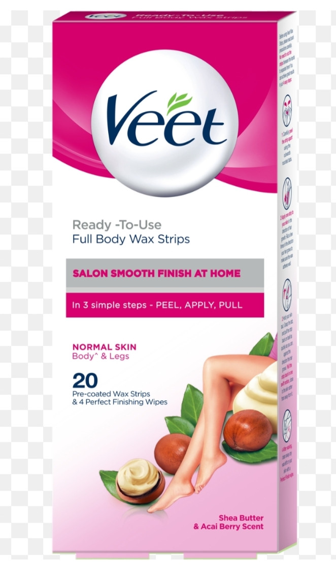 VEET HAIR REMOVAL Wax Strips FOR  WOMEN
