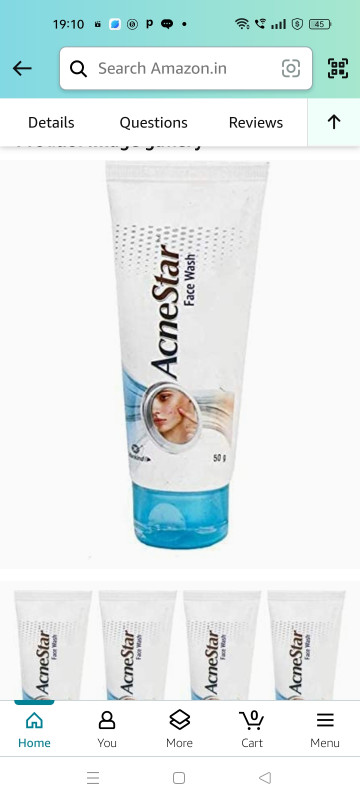 Mankind Acnestar Lavender Face Wash