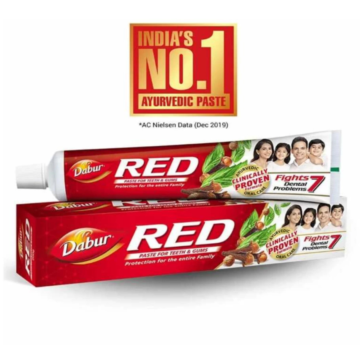 Dabur Red Paste For teeth & Gums (80) Free Thoothbrush With This pack