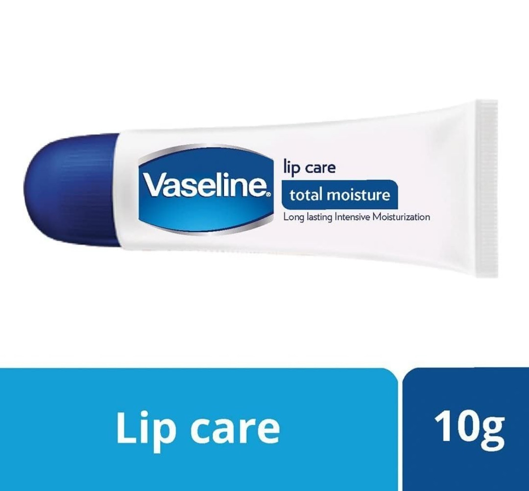 Vaseline Lip Care Total Moisture, Lip Balm, Clear, 10 Gram