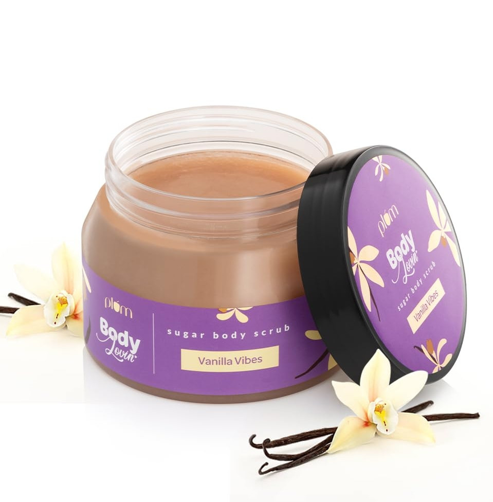 Plum Vanilla Vibes Body Scrub 200g