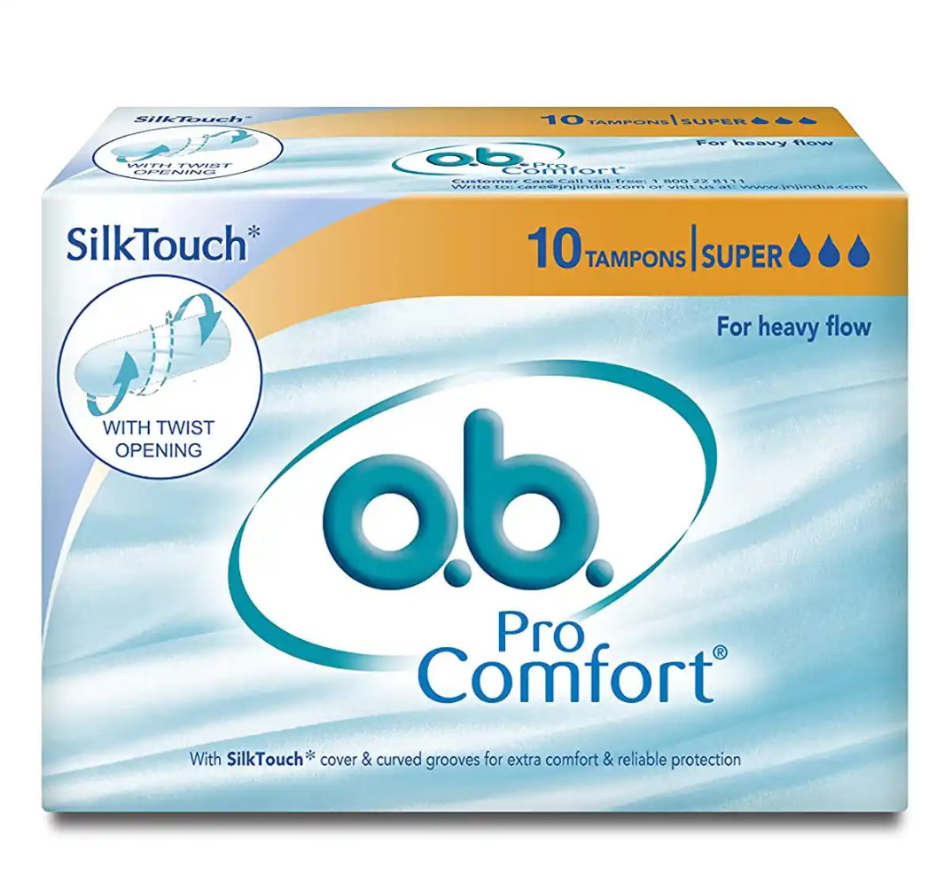 o.b. SilkTouch Pro Comfort Tampons Super(10pcs)