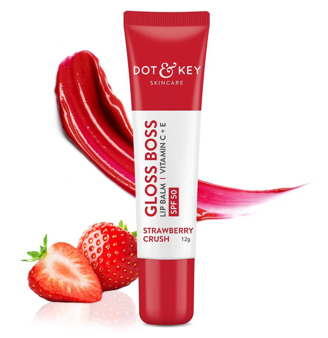 Dot&Key  Gloss boss Lip Balm Vitamin C+E Spf 50 (12gm)